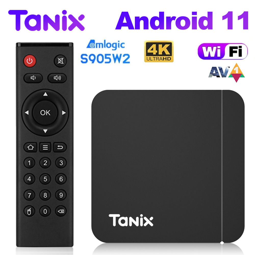 Home Cinema Media Player - Tanix W2 Android11 TV Box Amlogic