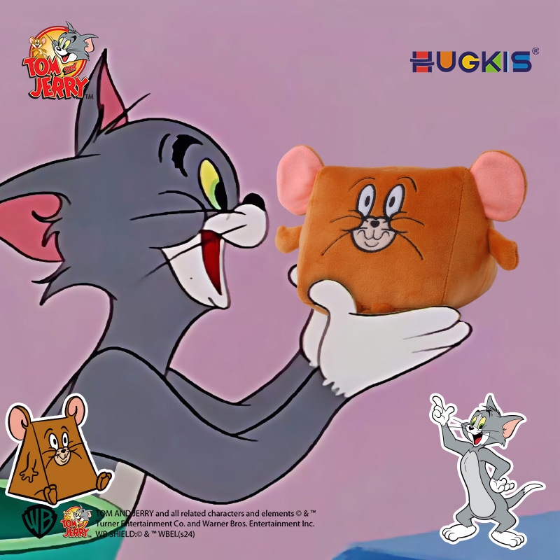 12cm Tom And Jerry Cube Plush  - Jerry Home Cinema ulasan dan harga