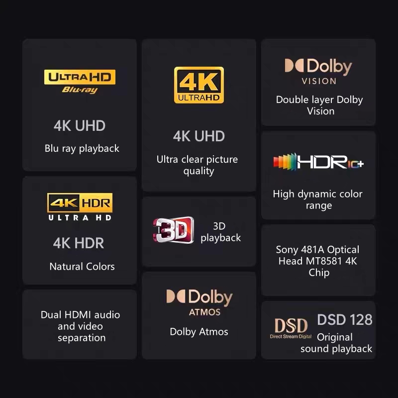 3D HD Channel Dolby Vision DVD - Blu Ray Disc Player ulasan dan harga