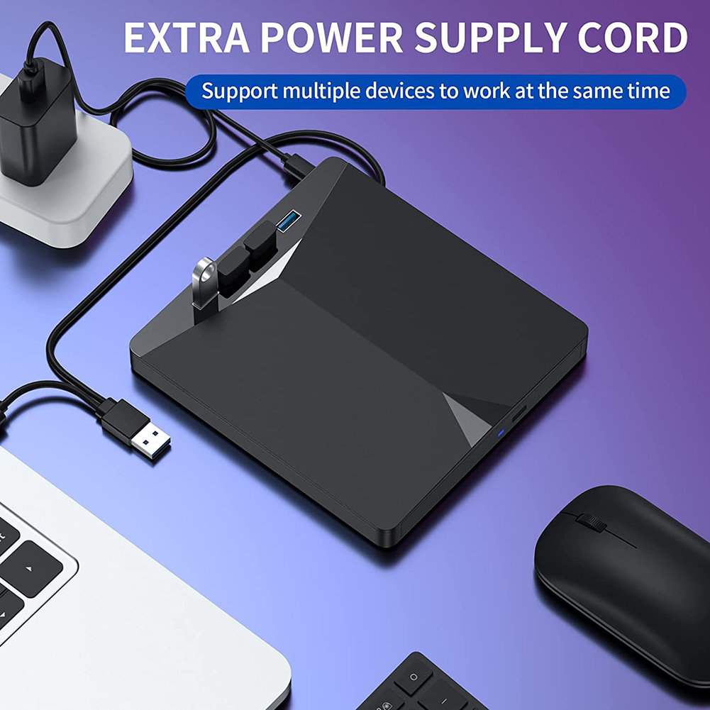 7 In 1 USB3.0 Type-C External  - Blu Ray Disc Player ulasan dan harga