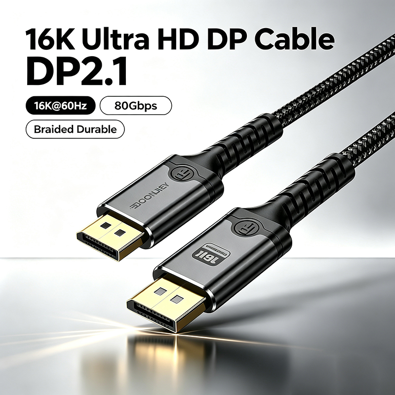 16K Displayport Cable DP to DP - Home Cinema Projector Xiaomi ulasan dan harga