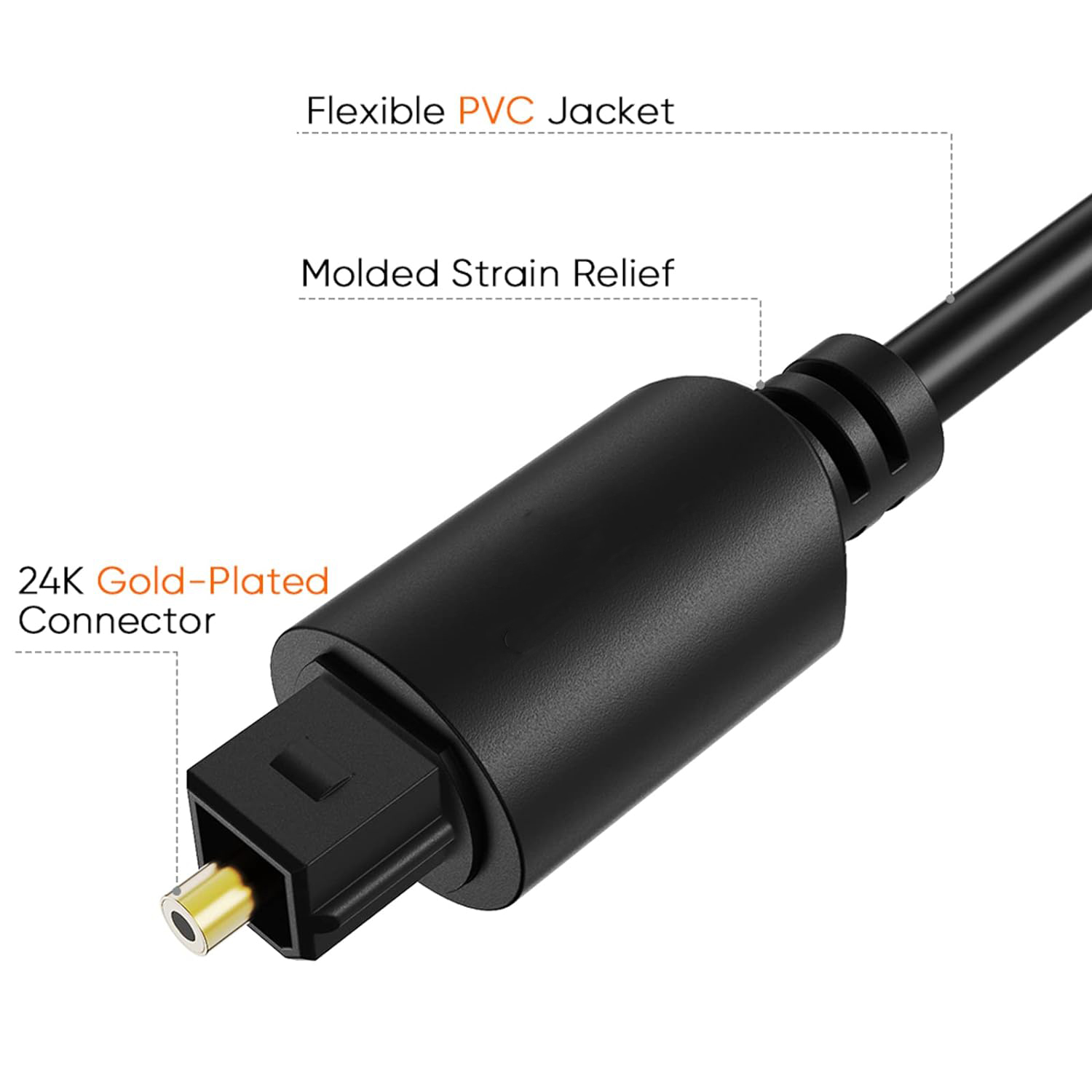 TOSLINK Optical Audio Cable, F - Home Cinema Cabasse ulasan dan harga