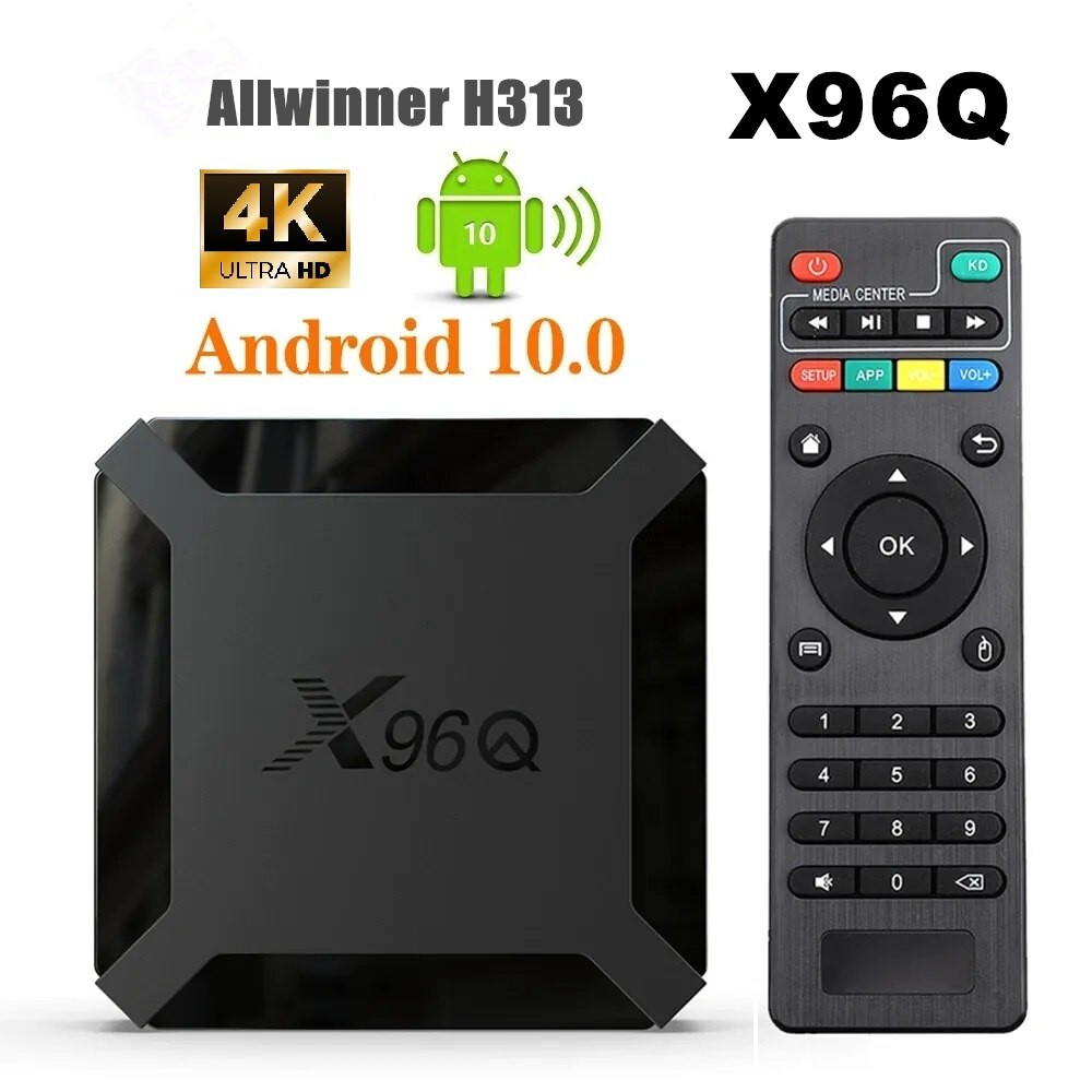 Original X96Q TV Box Android10 - Home Cinema Quad ulasan dan harga