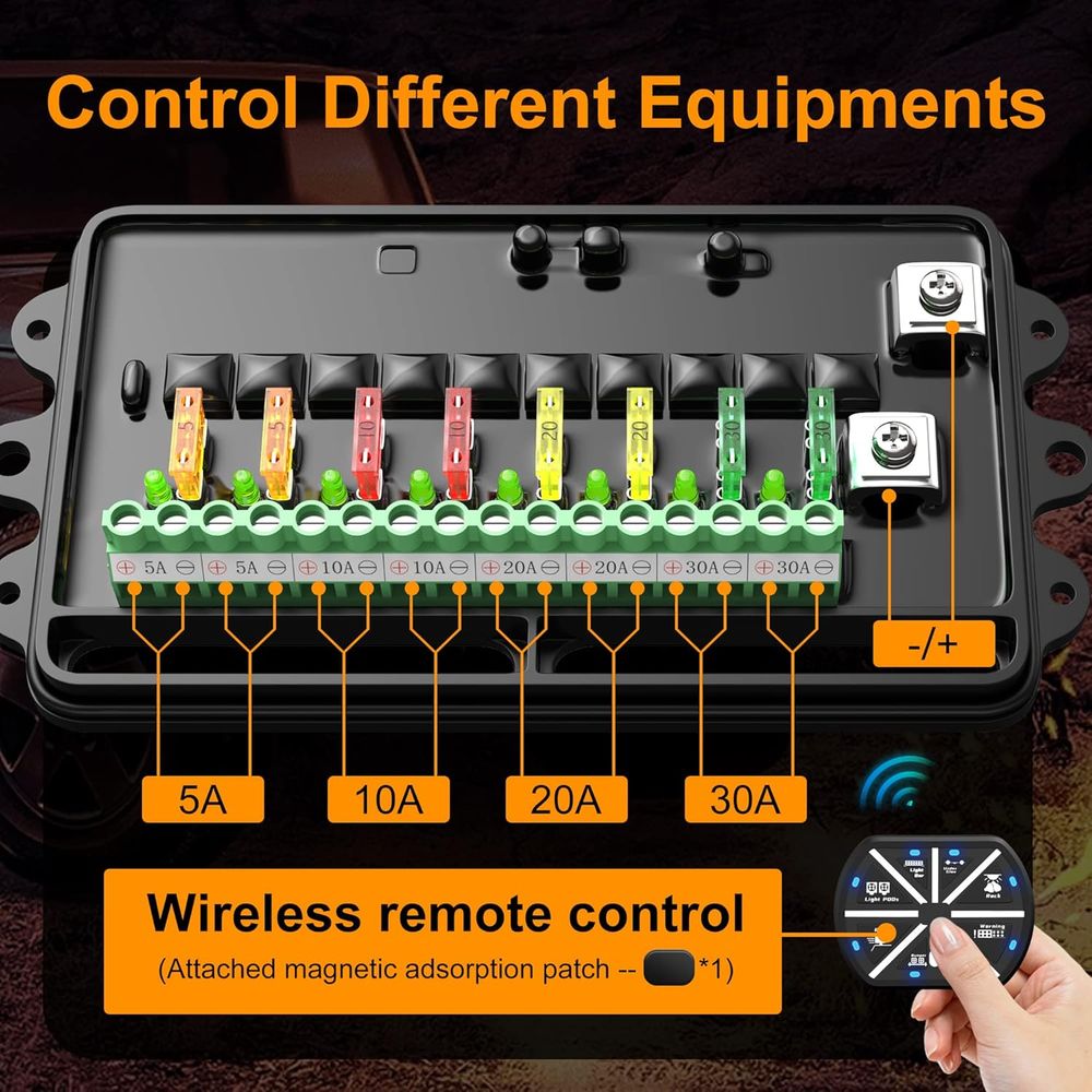 8 Gang Switch Panel Universal  - Universal Remote Control ulasan dan harga
