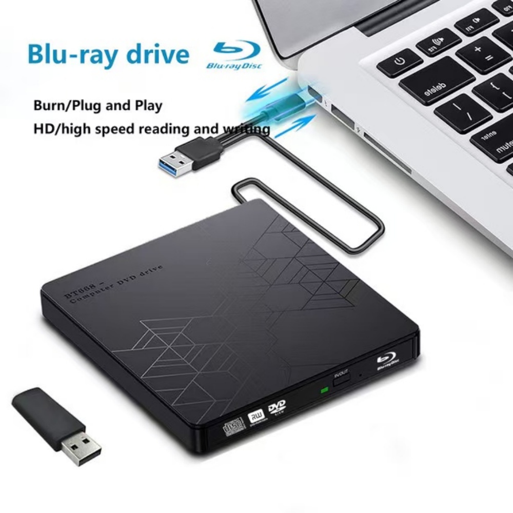 5-in-1 External Blu-ray Drive， - Blu Ray Disc Player ulasan dan harga