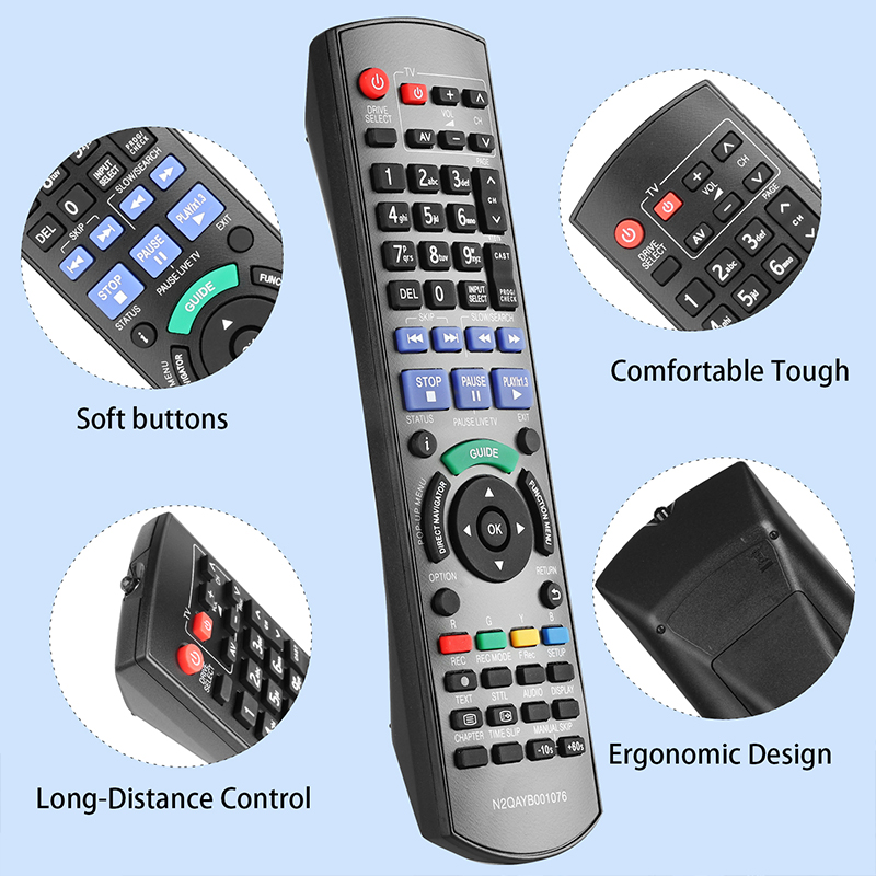 N2QAYB001076 Remote Control Fo - Blu Ray Disc Player ulasan dan harga
