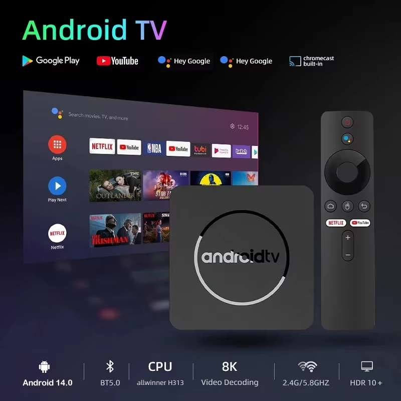 Android 14 Smart TV Box Q10 Al - Home Cinema Media Player ulasan dan harga