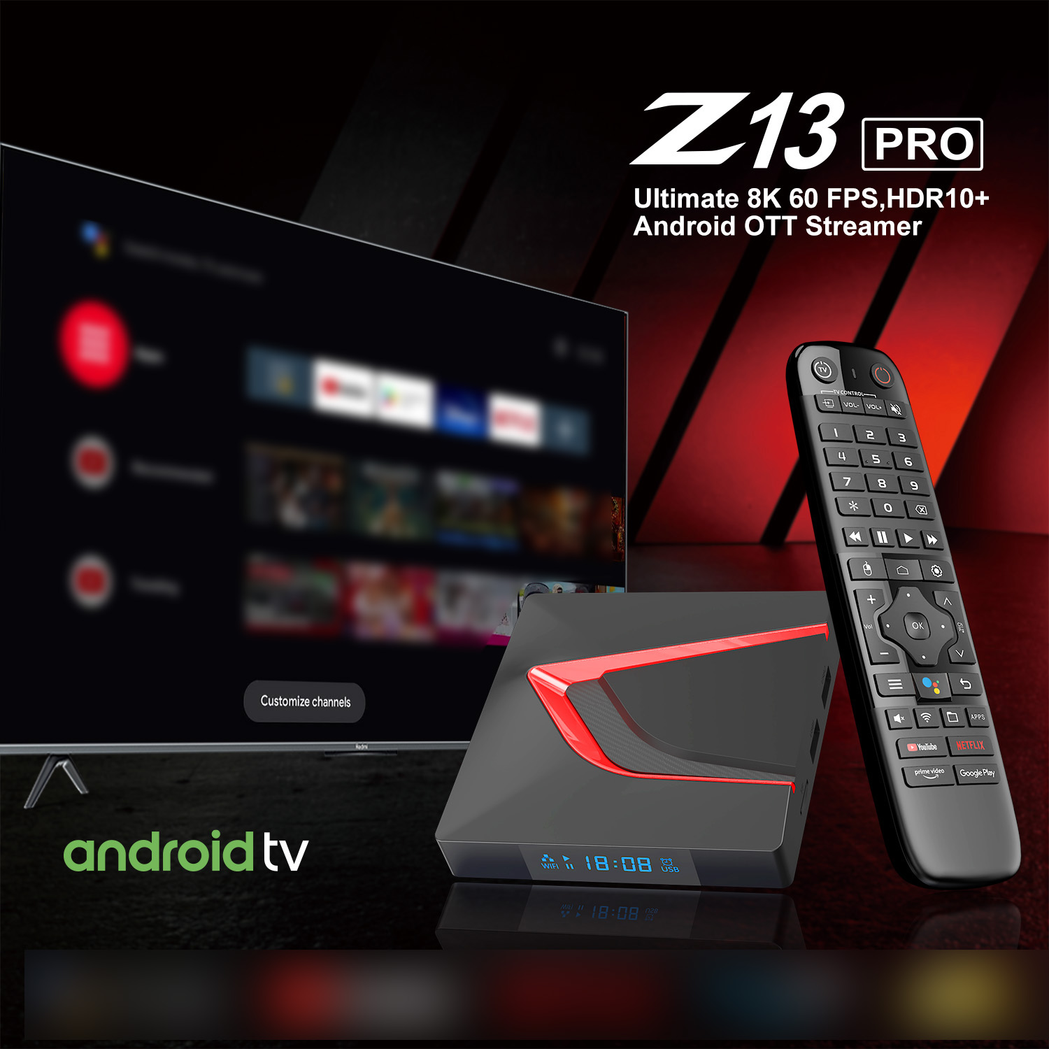 TV Box Smart Android 14 4+32GB - Home Cinema Media Player ulasan dan harga