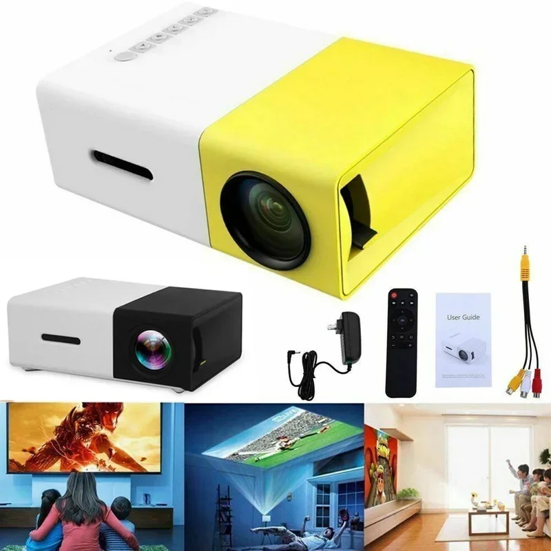 New YG300 Pro LED Mini Project - Home Cinema Media Player ulasan dan harga