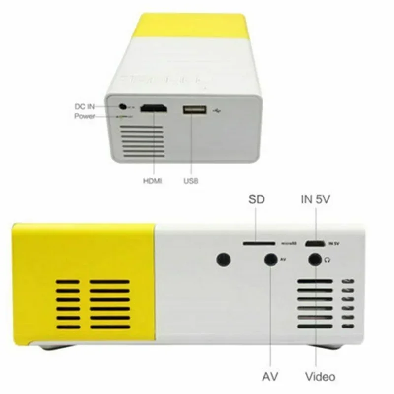 New YG300 Pro LED Mini Project - Home Cinema Media Player ulasan dan harga