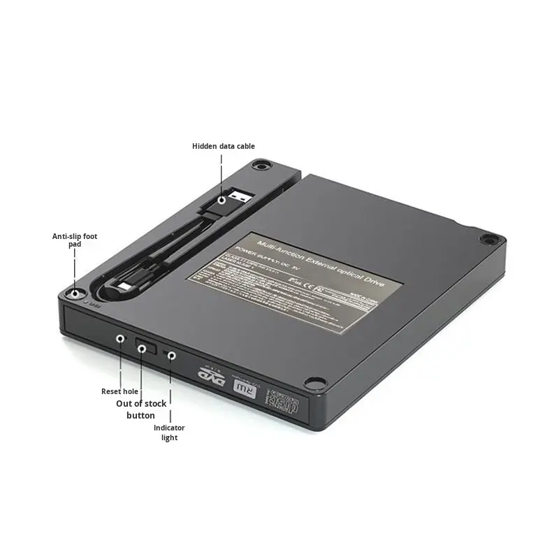 7 in 1 USB3.0&Type C CD DVD Pl - Blu Ray Disc Player ulasan dan harga