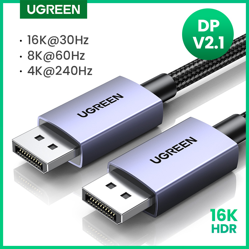 UGREEN 16K Displayport Cable D - Home Cinema Projector Xiaomi ulasan dan harga