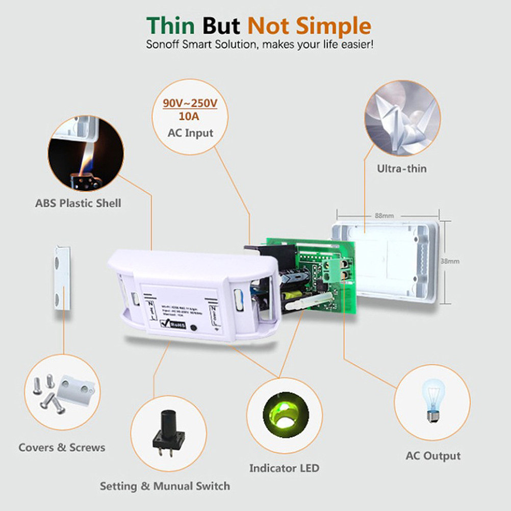 1Pcs WiFi Smart Switch Univers - Universal Remote Control ulasan dan harga